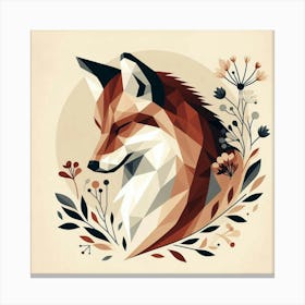 A peaceful fox 1 Canvas Print