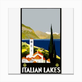 Italian Lakes Canvas Print