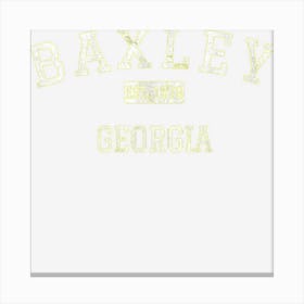 Baxley Georgia Ga Vintage Canvas Print