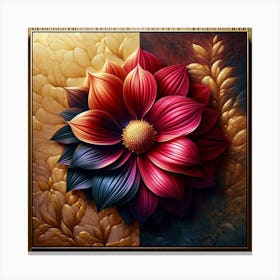 Flower Painting Canvas Print