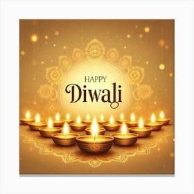 Happy Diwali Images Templates Design S (20) Canvas Print