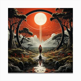 Lone Wolf Canvas Print