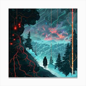 Dark Forest 1 Canvas Print