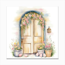 Easter Door 1 Canvas Print