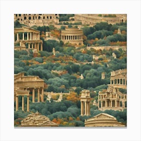 Las Damas Romans Canvas Print