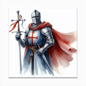 Medieval Knight 1 Canvas Print