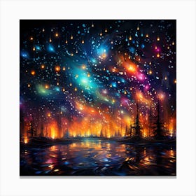 Festive Night Canvas Print