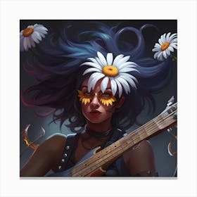 Daisy Girl Canvas Print