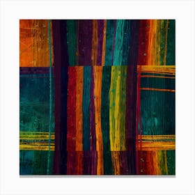 Vibrant Chaos Intersection Canvas Print