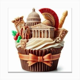 Rome Cupcake 1 Canvas Print