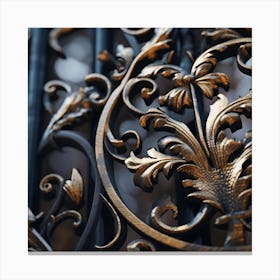 Ornate Iron Gate 1 Canvas Print