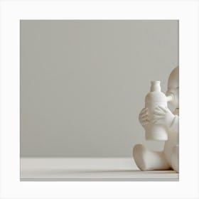 Boy With A Bottle Canvas Print