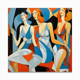 Three Women Canvas Print