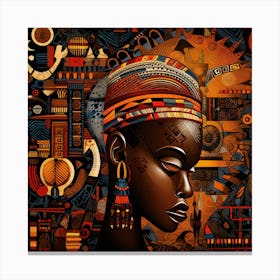 African Woman 30 Canvas Print