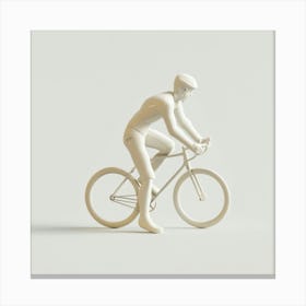 Bicycle Rider Canvas Print