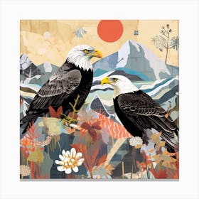 Bird In Nature Bald Eagle 2 Canvas Print