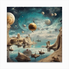 Alien Landscape Canvas Print