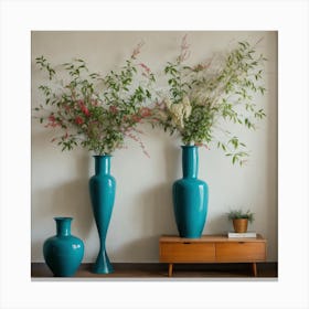 Three Vases Canvas Print