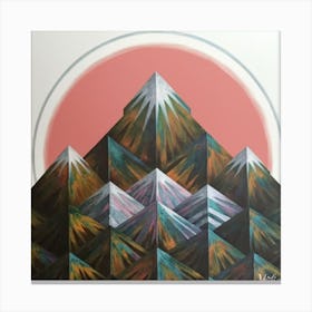 Mountain Range Canvas Print