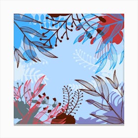 Abstract Floral Background 3 Canvas Print