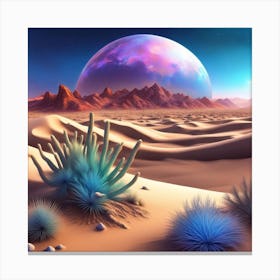 Desert Landscape 17 Canvas Print