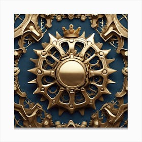 Golden Crown Canvas Print