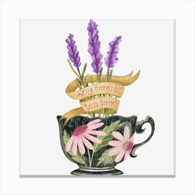 Chic teatime Canvas Print