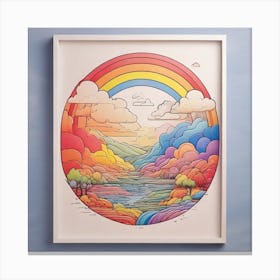 Rainbow In The Sky 1 Canvas Print