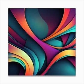 Abstract Abstract Painting 3 Canvas Print