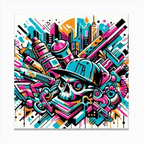 Graffiti Art 3 Canvas Print