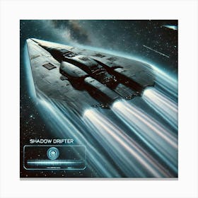 Shadow Drifter Cloaking Device Converted Canvas Print