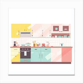 Kitchen Interior Design 1 Canvas Print