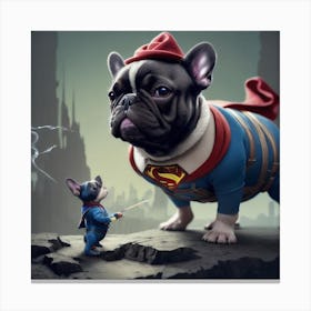 Superdog Canvas Print