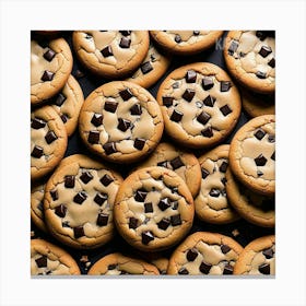 Chocolate Chip Cookies 4 Canvas Print