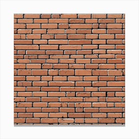 Brick Wall Background 1 Canvas Print