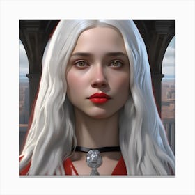 White Witch Canvas Print