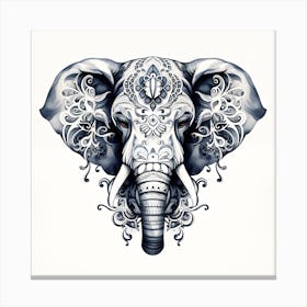 Elephant Series Artjuice By Csaba Fikker 021 1 Canvas Print