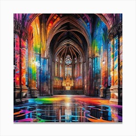 Rainbow Cathedral Canvas Print