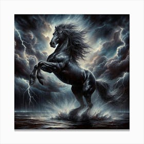 Lightning Horse 33 Canvas Print