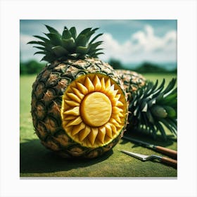 Pineapple Art Canvas Print