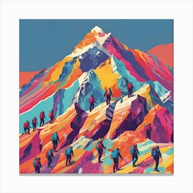 Mountaineering 2 Canvas Print