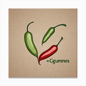 Legumes As A Logo (53) Canvas Print