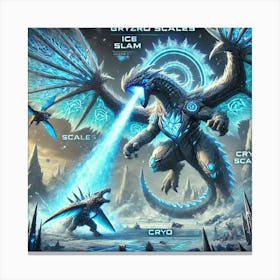 Blizzard Wyverns 1 Canvas Print