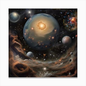 The Primary Matter That Is To Constitute The Cosmos (2nd Art) Canvas Print