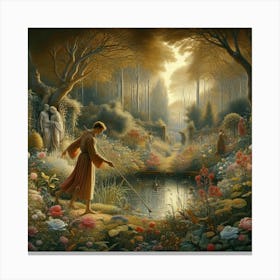 Christ In The Garden Canvas Print