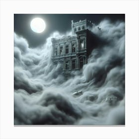 House In The Clouds Canvas Print