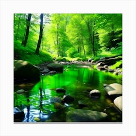 Green Forest Canvas Print