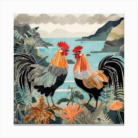 Bird In Nature Chicken 11 Canvas Print