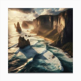 Southern Australia Cliffs 1 Canvas Print