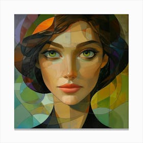 Portrait Of A Woman 9 Canvas Print